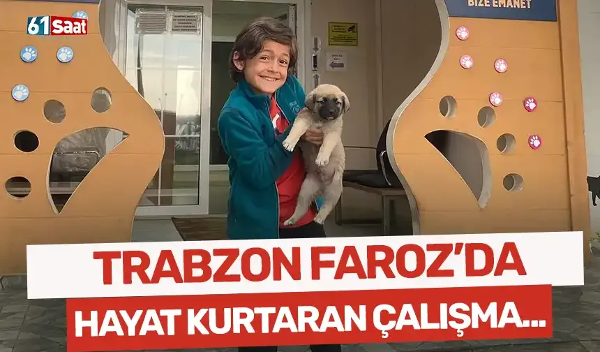 Trabzon Faroz'da hayat kurtaran dayanışma...