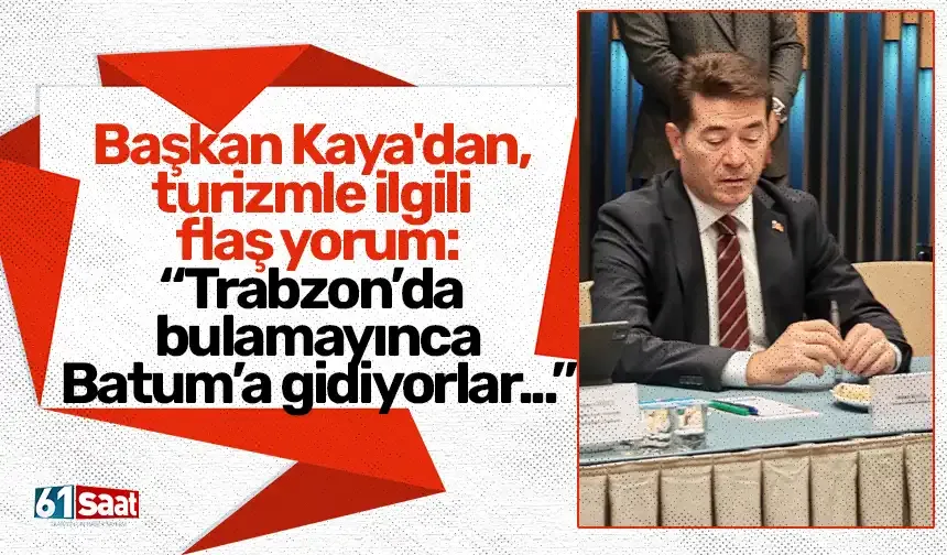 Başkan Kaya'dan, turizmle ilgili flaş yorum: Liman şehirde kaldı, Mavi bayraklı plaj yok...