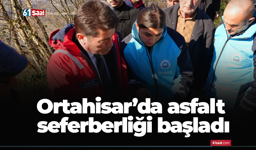 Ortahisar’da asfalt seferberliği başladı
