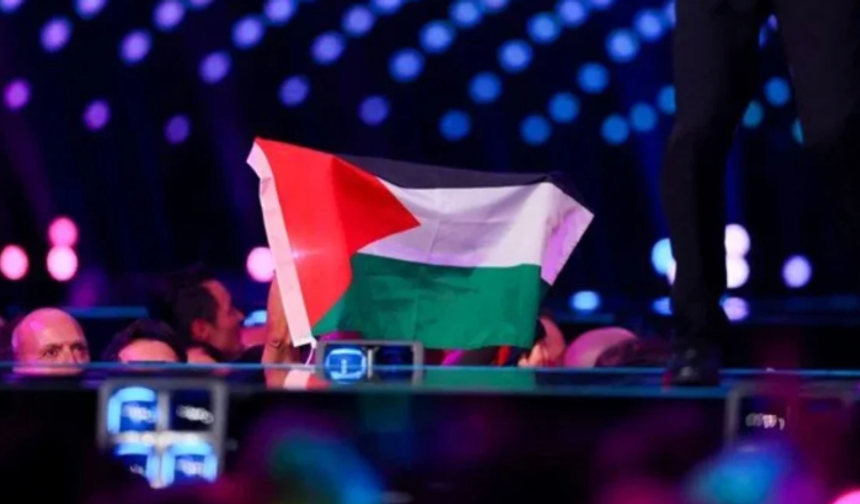 Eurovision yarı  finalinde  Gazze'ye destek