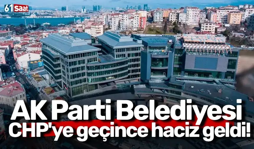 AK Parti Belediyesi CHP'ye geçince...