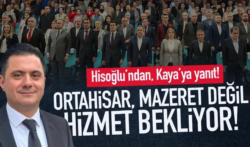 Ortahisar mazeret değil hizmet bekliyor!