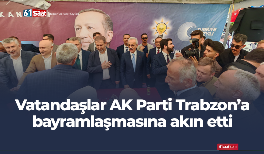 AK Parti Trabzon bayramlaşmasına yoğun ilgi