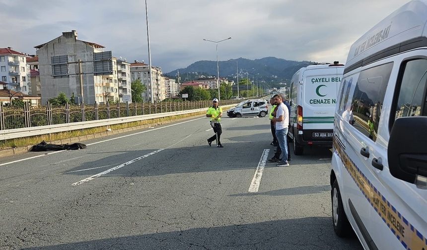 Rize'deki kazada kahreden detay