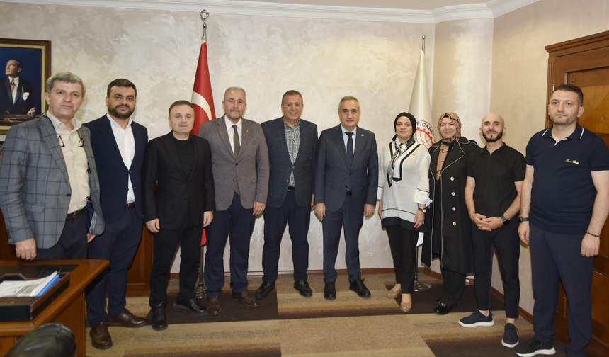 Trabzon Kent Konseyinden TTSO'ya ziyaret