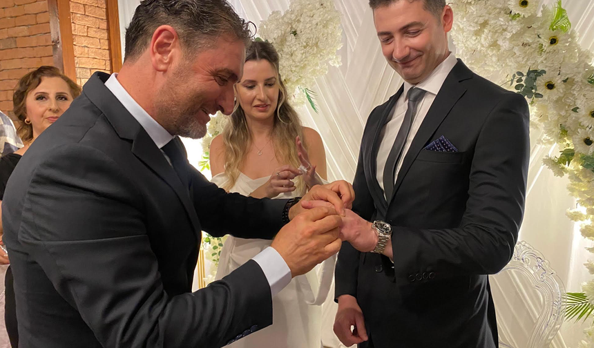 Kübra ile Cihan evliliğe adım attılar