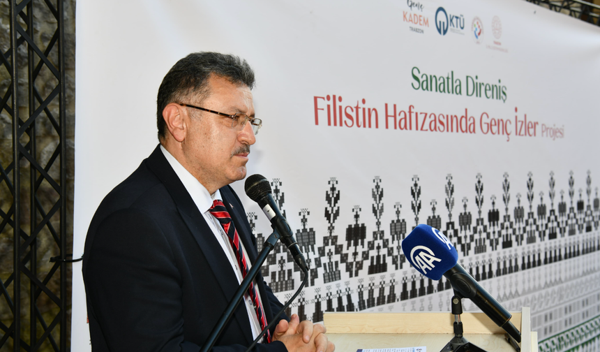Başkan Genç: “Trabzon’dan dünyaya Filistin için sanatla ses verildi”
