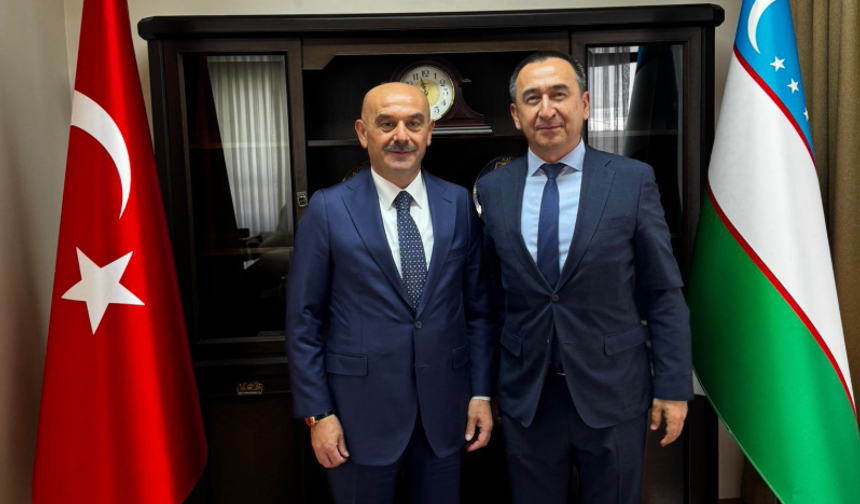 Özbekistan’ın yeni Ankara büyükelçisine Trabzon’dan nezaket ziyareti