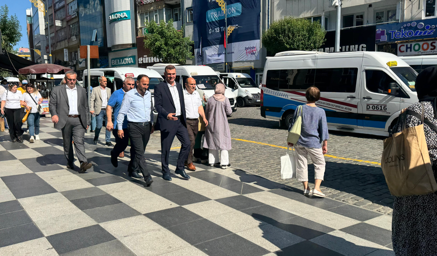 MHP İl Başkanı Tolgay Sivrikaya esnaf ziyaretlerini sürdürüyor