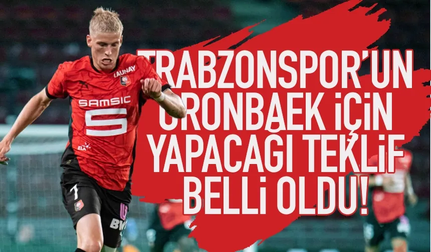 Trabzonspor'un Albert Gronbaek için yapacağı teklif belli oldu...
