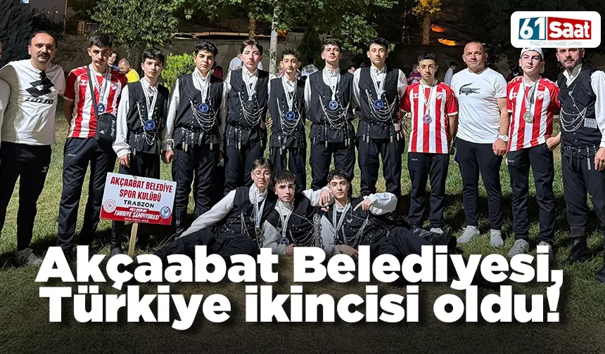 Akçaabat Belediyesi, Türkiye ikincisi oldu!