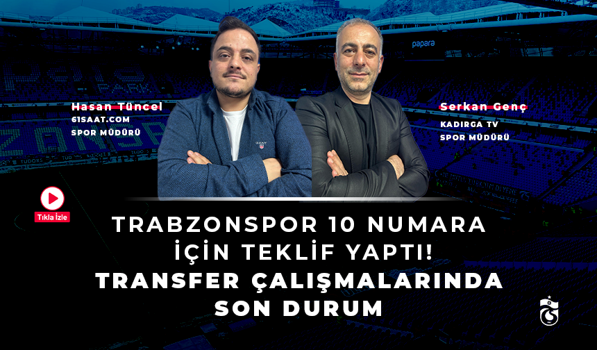 Trabzonspor, 10 numara için teklif yaptı! İşte gündemdeki isimler...