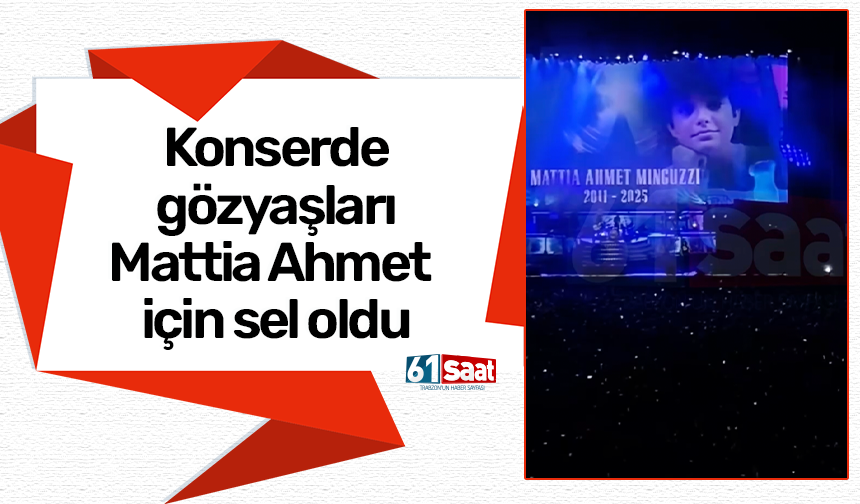 Gözyaşları Mattia Ahmet Minguzzi için sel oldu