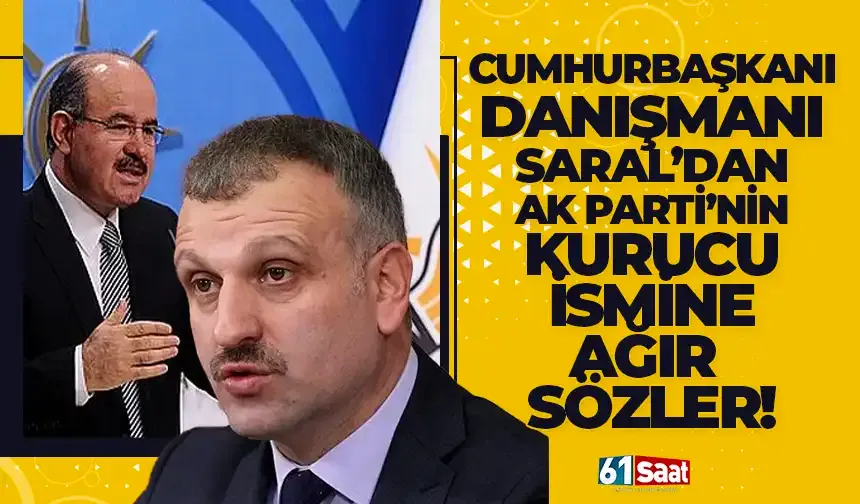 Cumhurbaşkanı Erdoğan'ın Trabzonlu danışmanından AK Parti'nin kurucu ismine ağır sözler!