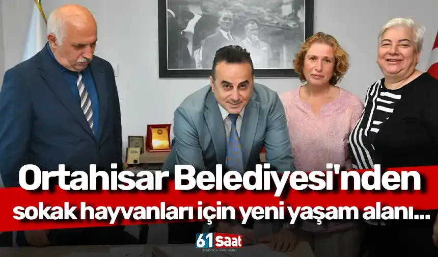 Ortahisar Belediyesi'nden sokak hayvanları için yeni yaşam alanı...