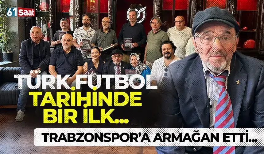 Türk futbolu tarihinde bir ilk… Trabzonspor’a armağan etti…