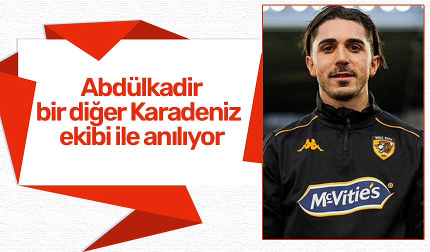 Abdülkadir Ömür bir diğer Karadeniz ekibi ile anılıyor