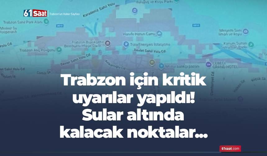 Prof. Dr. Kadıoğlu'ndan iklim değişikliği ile ilgili flaş uyarılar! Trabzon'da sular altında kalacak noktalar...