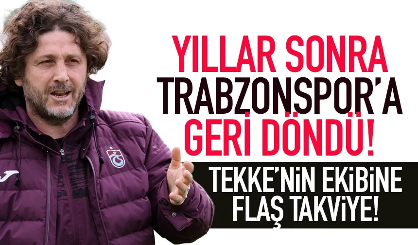 Başkan Doğan açıkladı: Yıllar sonra Trabzonspor'a geri döndü..