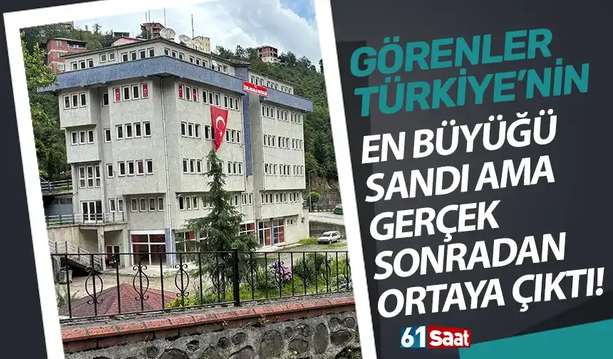 Görenler Türkiye'nin en büyük muhtarlık binası olduğunu sandı, gerçek sonra ortaya çıktı!