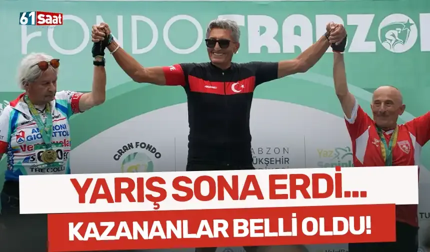 Gran Fondo Bisiklet Yarışı sona erdi! Kazananlar belli oldu...