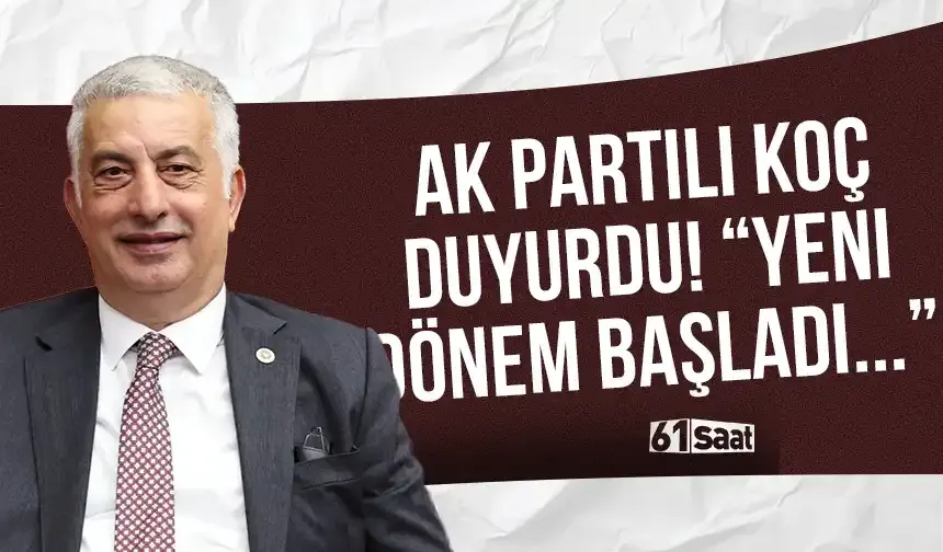 Milletvekili Vehbi Koç duyurdu! “Aile Hekimliğinde yeni dönem başladı”
