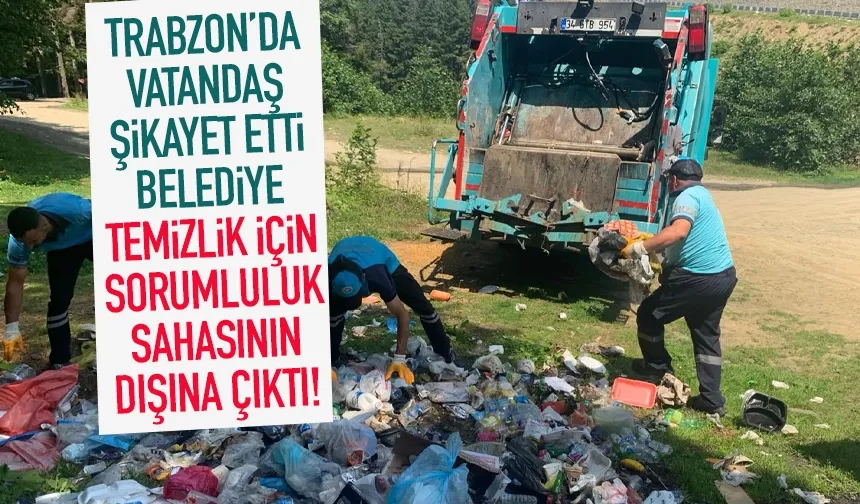 Ortahisar Belediyesi Sümela Manastırı'nın etrafını temizledi...
