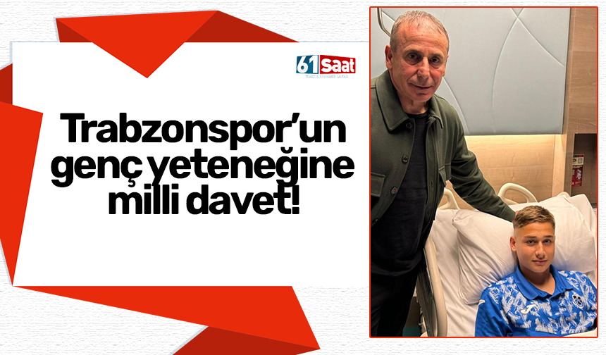 Trabzonspor’un genç yeteneğine milli davet!