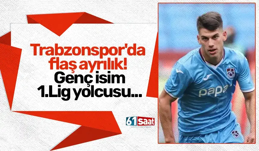 Trabzonspor'da flaş ayrılık!