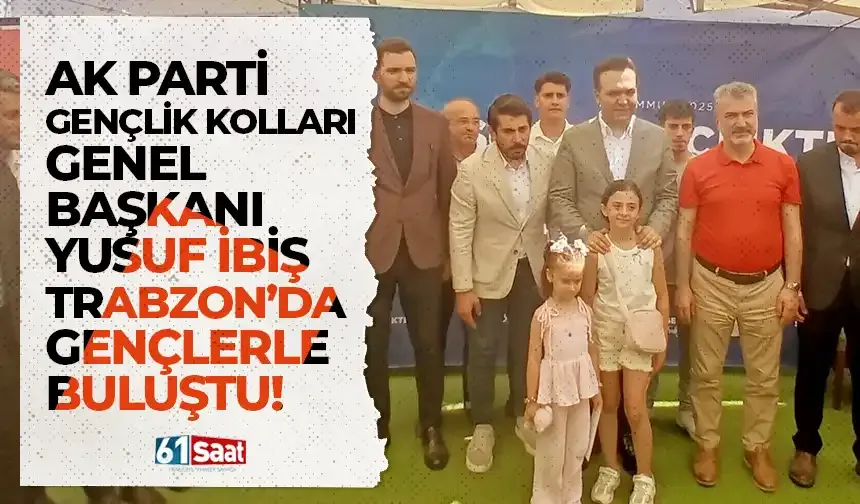 "Söz Gençlikte" programı Trabzon'da: Yusuf İbiş gençlerle buluştu