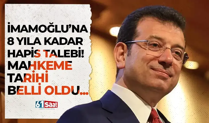 Ekrem İmamoğlu'na ‘resmi belgede sahtecilik' suçundan 8 yıla kadar hapis talebi... Mahkeme tarihi belli oldu!