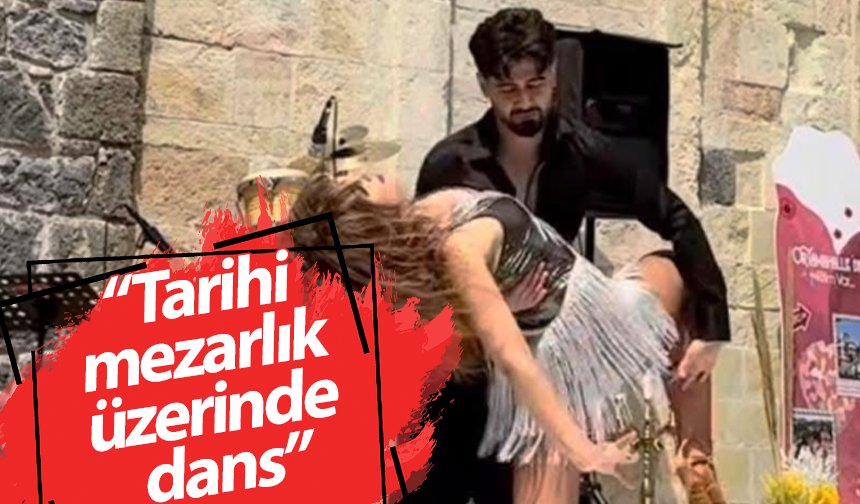 "Tarihi mezarlık üzerinde dans"