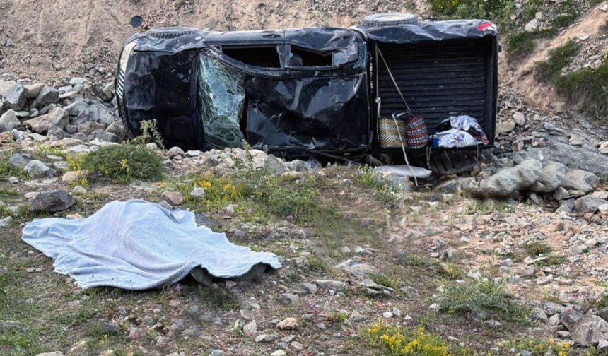 Yayla yolunda  feci kaza!  2 ölü 4 yaralı