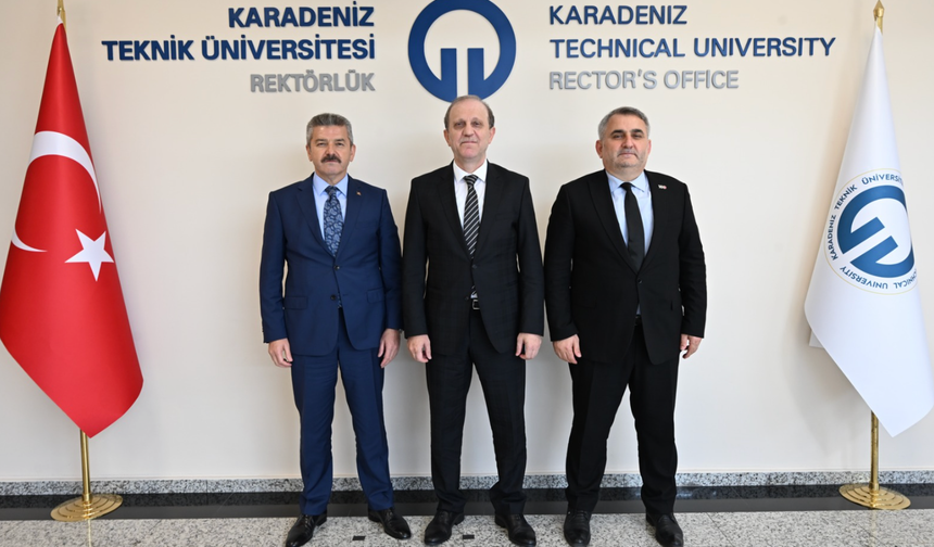 Artvin Valisi ve Artvin Çoruh Üniversitesi Rektörü’nden KTÜ’ye Ziyaret