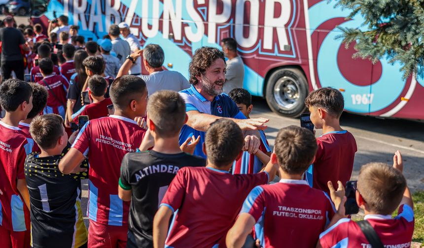 Trabzonspor'a sürpriz ziyaretçiler!
