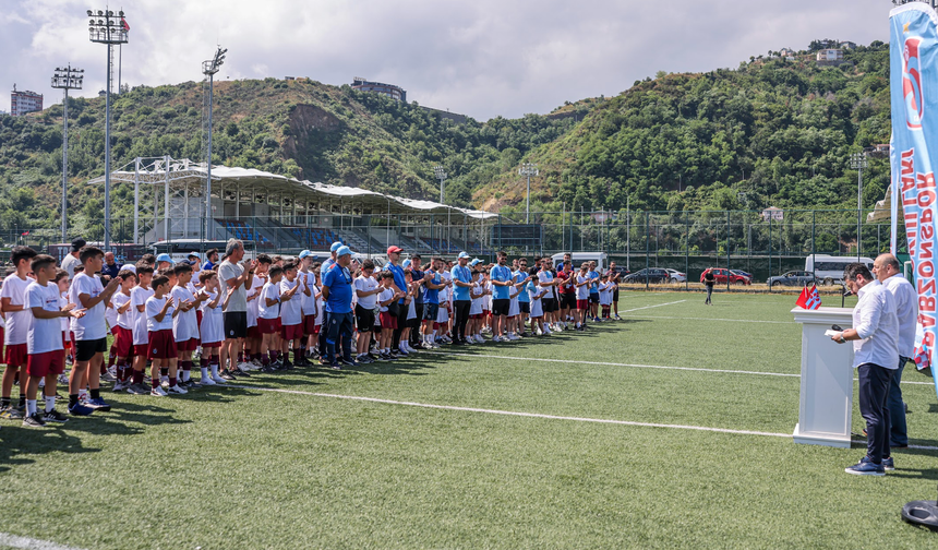 Trabzonspor Futbol Okulları Yaz Kampının ilk etabı sona erdi