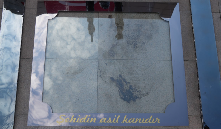 Ömer Halisdemir’in şehadet noktası özel zeminle korunuyor