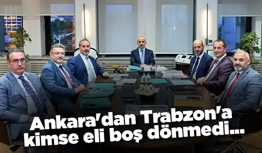 Ankara'dan Trabzon'a kimse eli boş dönmedi...