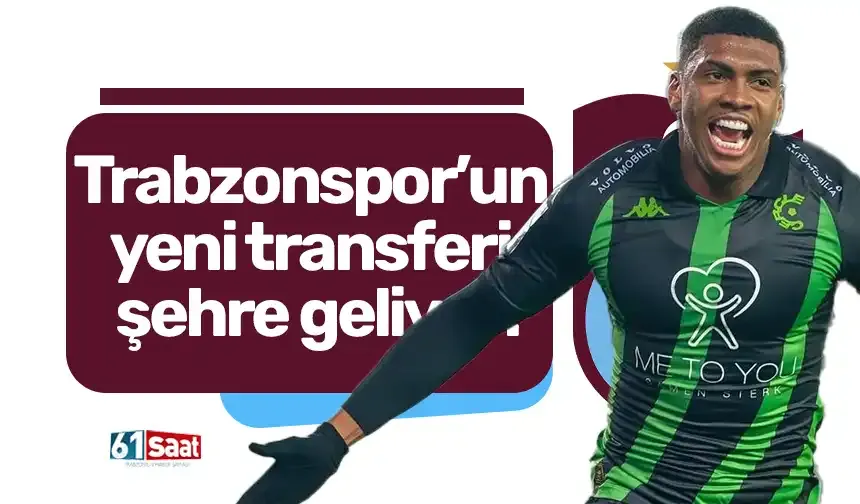 Trabzonspor’un yeni transferi şehre geliyor!