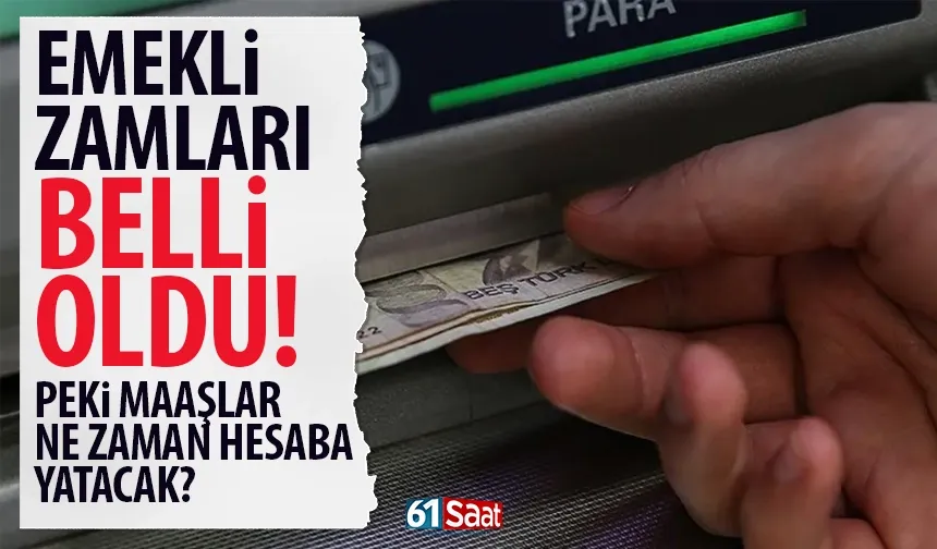 Emekli zammı belli oldu? Peki paralar ne zaman hesaba yatacak?