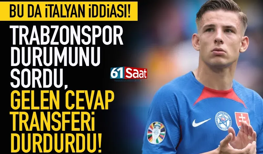Trabzonspor, durumunu sordu, gelen cevap sonrası transferi durdurdu...
