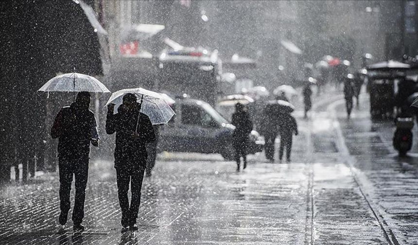 Meteoroloji'den kuvvetli yağış ve fırtına uyarısı