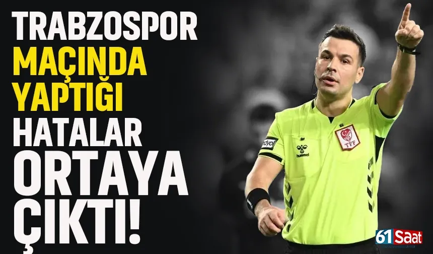 Trabzonspor maçında yaptıkları ortaya çıktı!