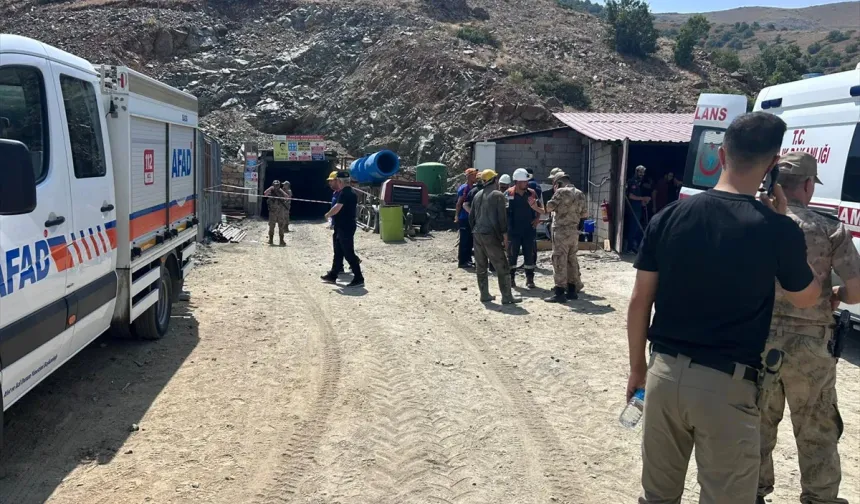 Elazığ’da maden ocağında göçük: 1 işçi hâlâ mahsur