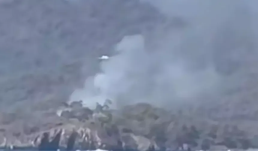 Muğla Fethiye’de orman yangını
