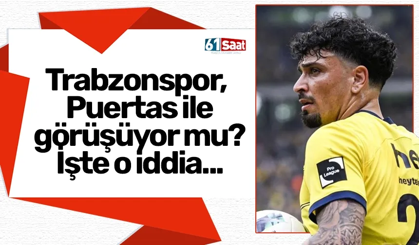 Trabzonspor, Cameron Puertas ile görüşüyor mu? İşte o iddia...