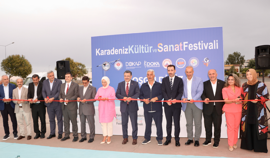 Trabzon'da "Karadeniz Kültür ve Sanat Festivali" başladı!