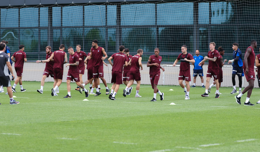 Trabzonspor'da yeni sezon hazırlıkları devam ediyor!
