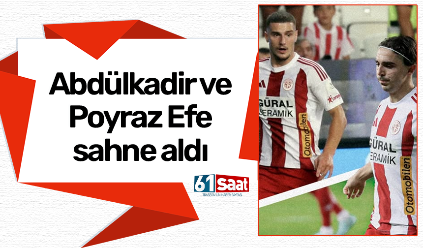 Abdülkadir ve Poyraz Efe sahne aldı