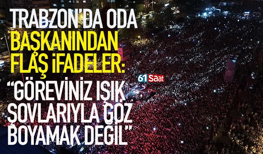Trabzon Ziraat Odası Mühendislerinde flaş açıklama: "Gösterişe değil hizmete bakın"